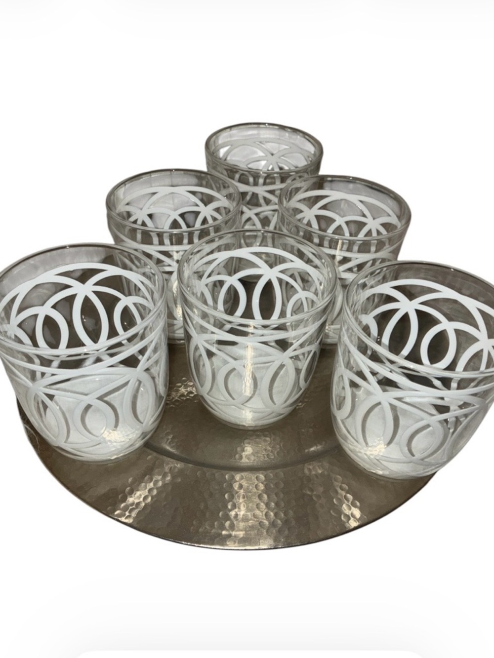 Frontgate Cabo Acrylic Double Old Fashioned Glasses, Set 6 18 oz., 4" dia. x 4"H